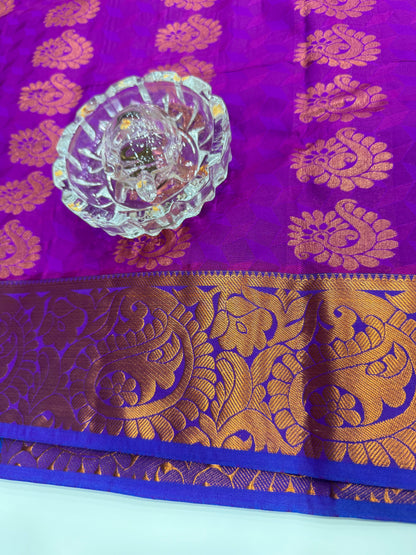 Soft Silk Saree with Cutwork and Stone Embellishments for Women