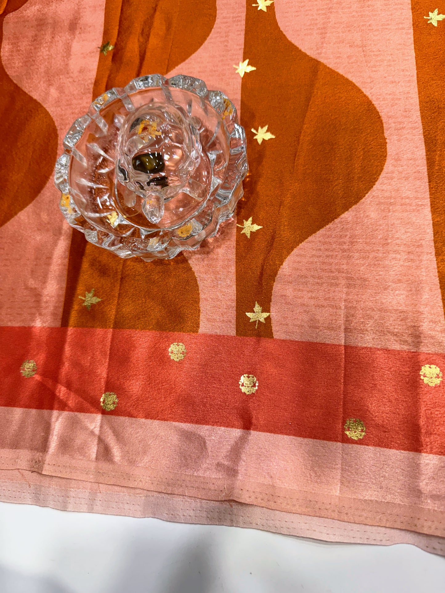 Japan satin saree for women with position print pallu and blouse, soft satin printed saree for festive and casual wear