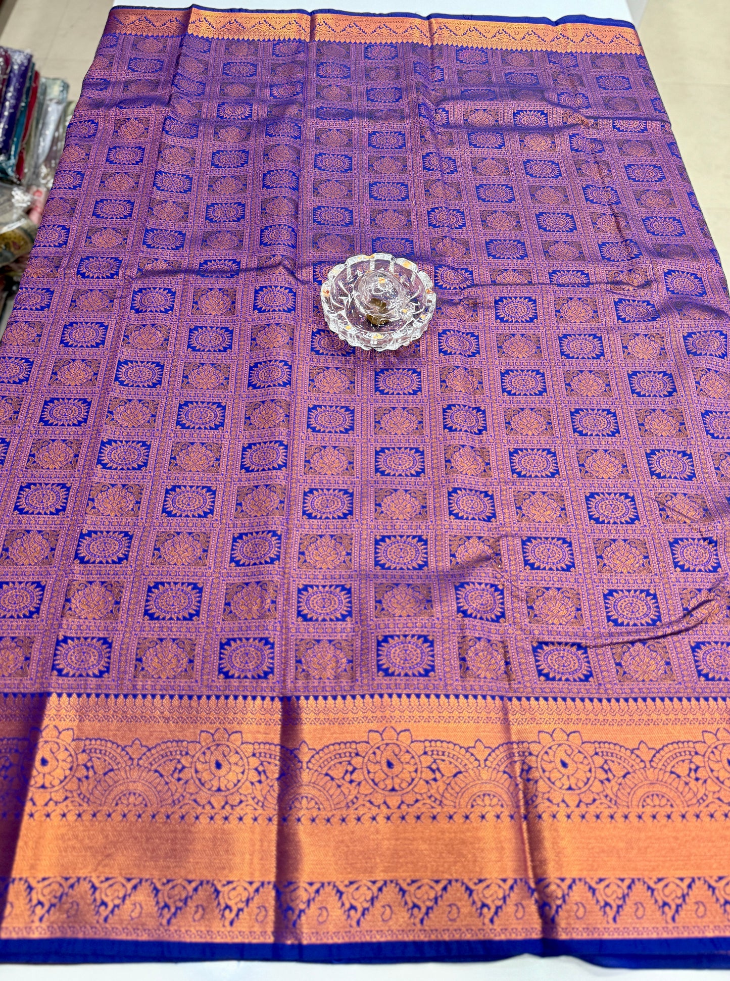 Bridal Soft Silk Saree with Jacquard Weaving & Contrast Border for Women