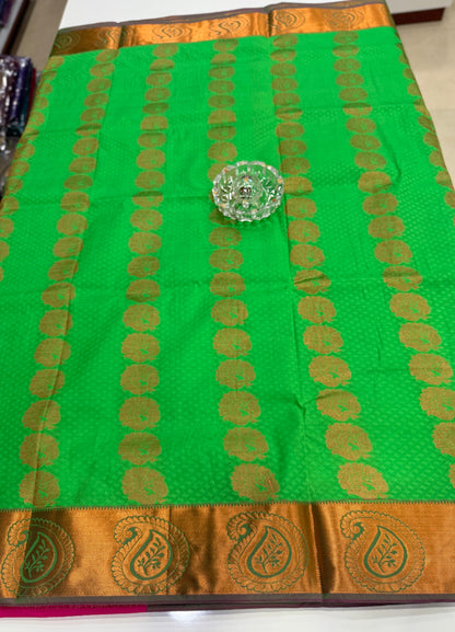 Soft Silk Saree with Cutwork and Stone Embellishments for Women