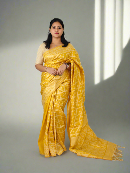 Silken Elegance Banglori Raw Silk
