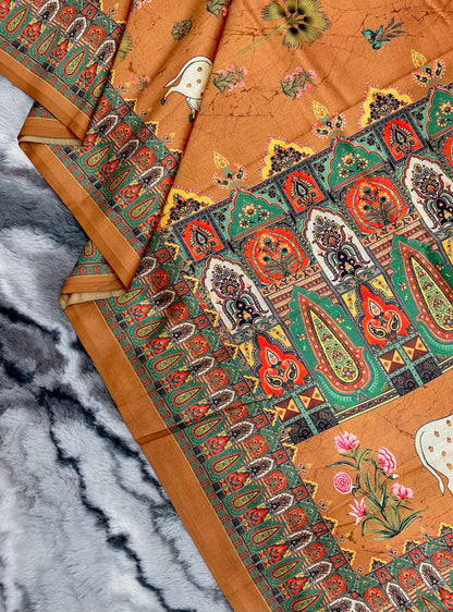 Elegance Redefined: Pichwai Silk Sarees with Tassel Accents