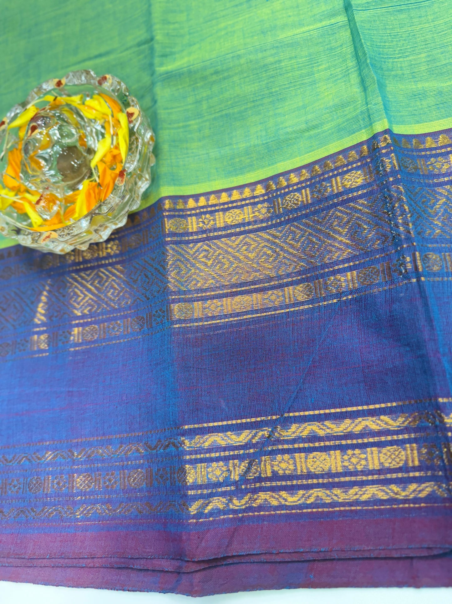 Chettinad Pure Cotton Saree with Zari Border – 80 Count, 20 Colours, 5.5m Length