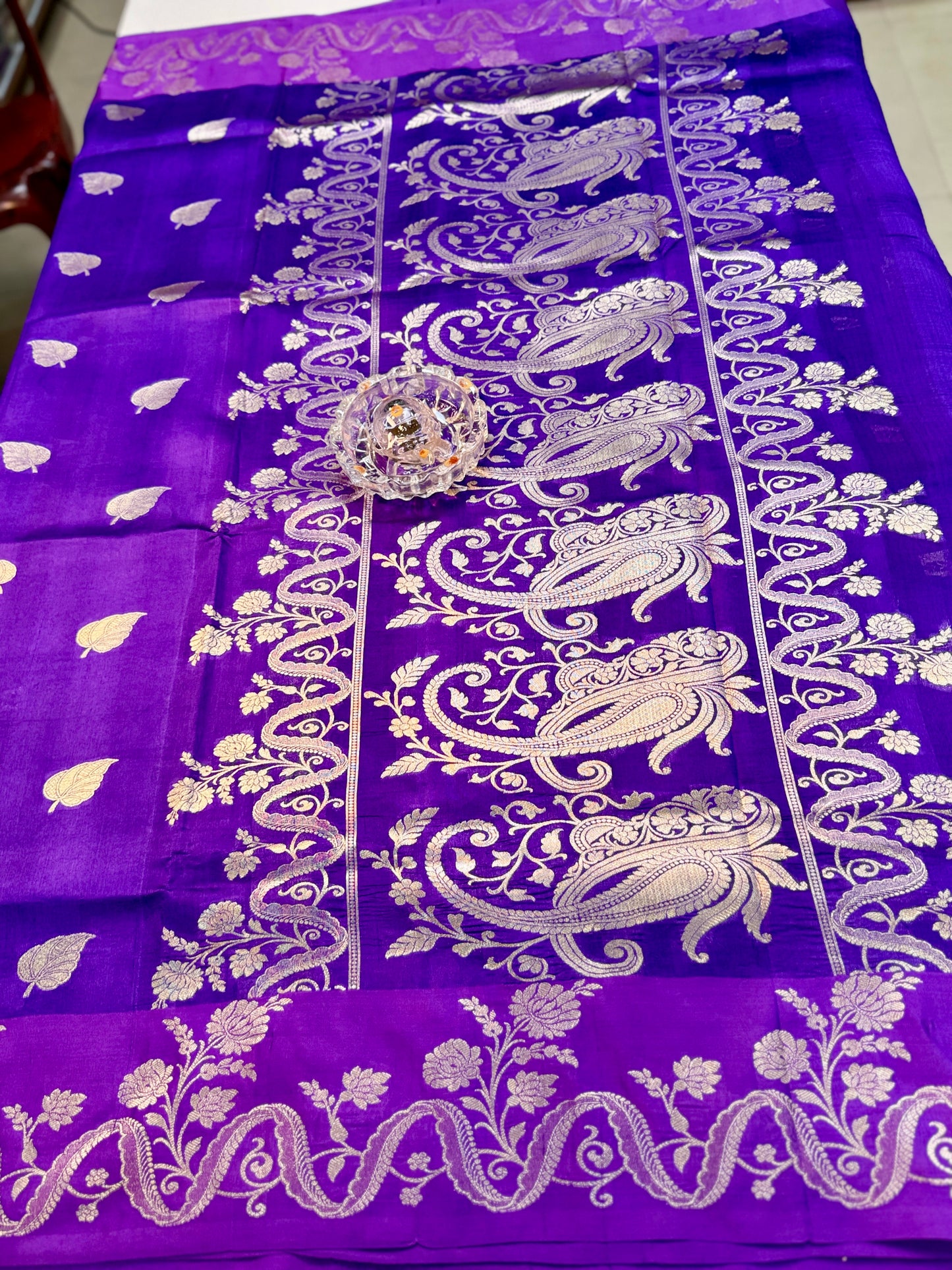 Pure Handloom Banarasi Raw Mango Silk Saree with Kaduwa Resham Zari and Silk Mark Certified Blouse