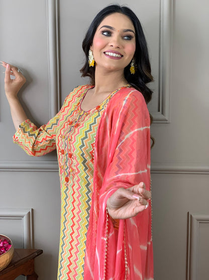 Kurtis Exclusive Silk Suit – Only 2055