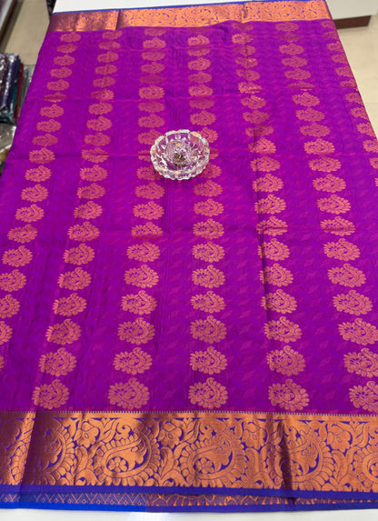 Soft Silk Saree with Cutwork and Stone Embellishments for Women