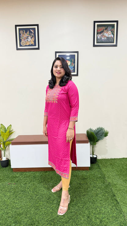 Solid Premium Designer Kurtis