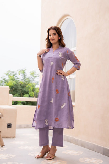 Pure Cotton Printed Kurta Pant Set – Comfortable Daily and Casual Wear for Women