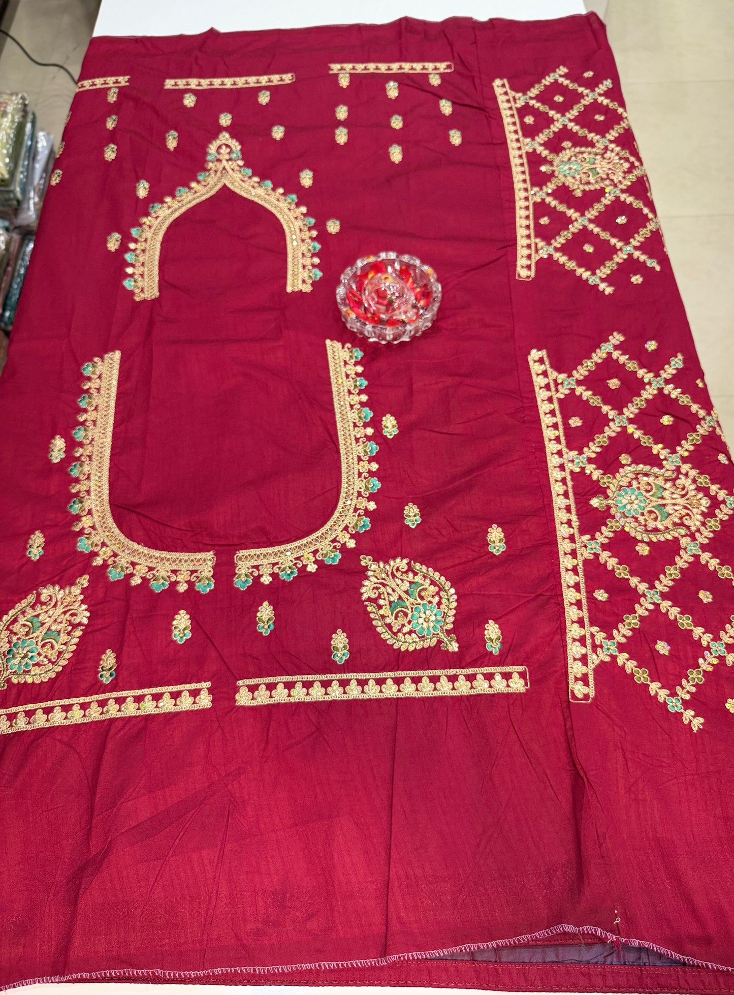 banarasi saree with zari weaving and embroidered silk blouse – ethnic festive wear for women