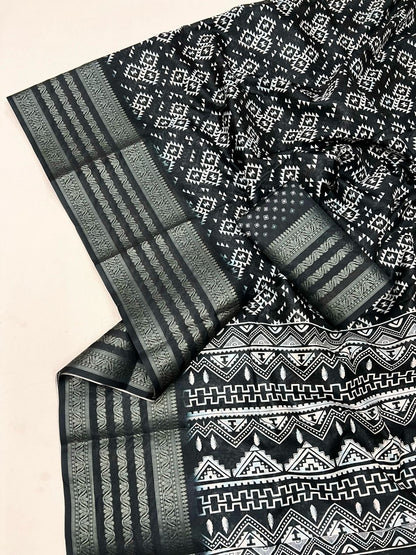 Floral elegance Dola Silk Sarees