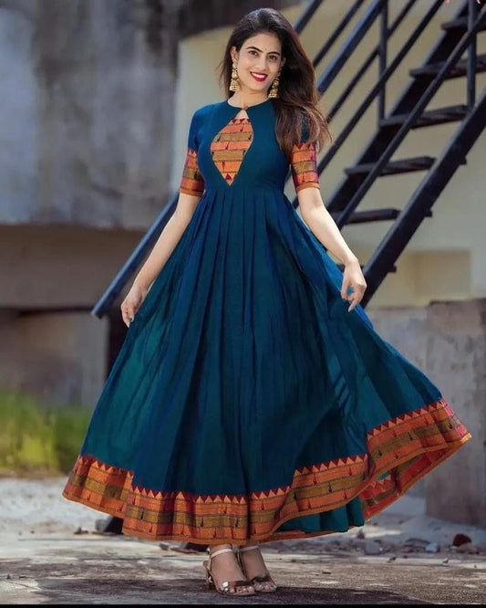 Long Beautiful Anarkali Gown