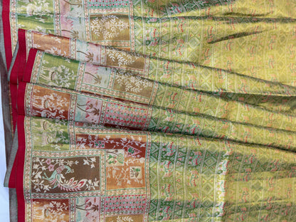 Handloom Edge-to-Edge Silk Saree with 2 Gram gold Zari Weaving – Kanchipuram Bridal Saree