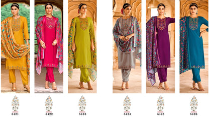 Kaveri by Rangoon Viscose embroidery