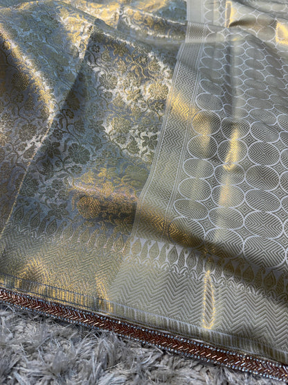 Banarasi Kanjivaram Tissue Silk Saree - NO COD for this product