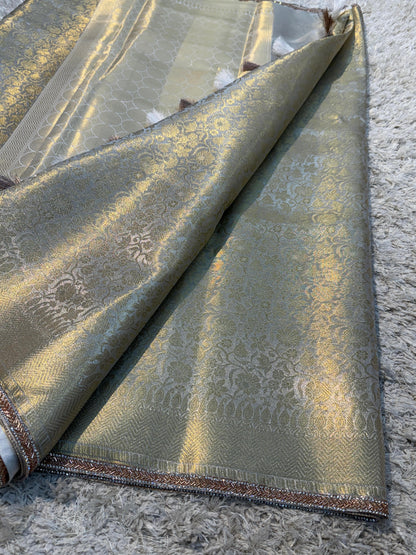 Banarasi Kanjivaram Tissue Silk Saree - NO COD for this product
