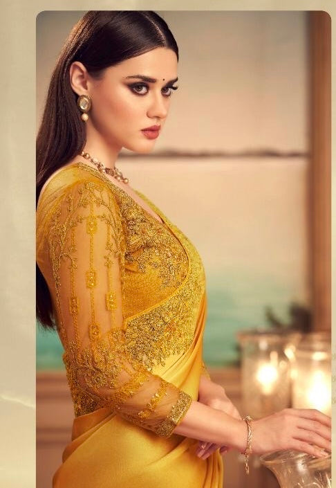 fancy fabric saree with elegant finish – premium ethnic wear for women