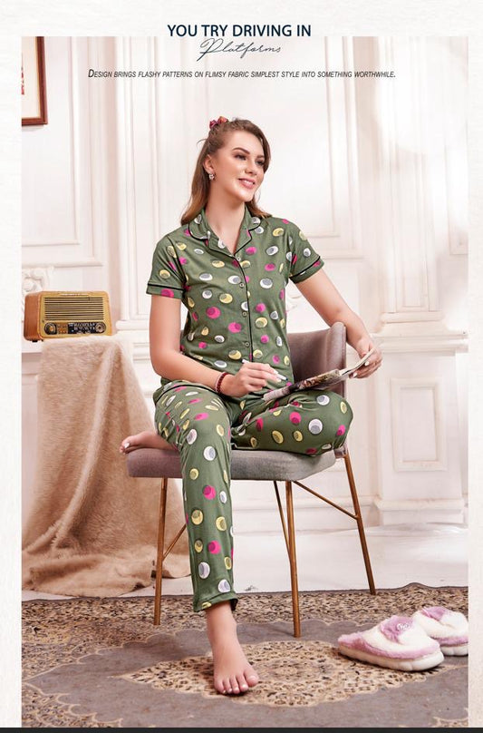 Mani’s Fashions – ROYALTY Collar Night Suit Collection