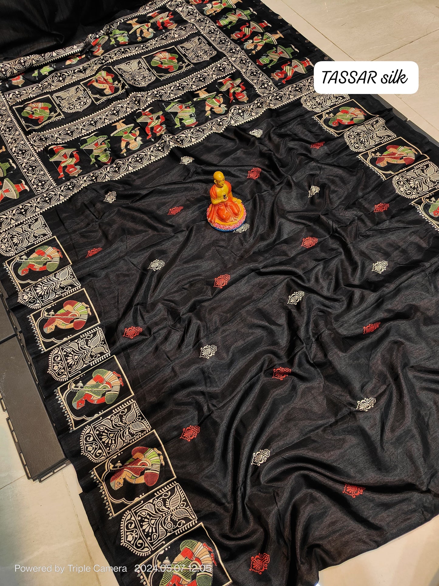 Elegance Redefined: Semi Tussar Silk Saree with Blouse Piece - Only INR 999