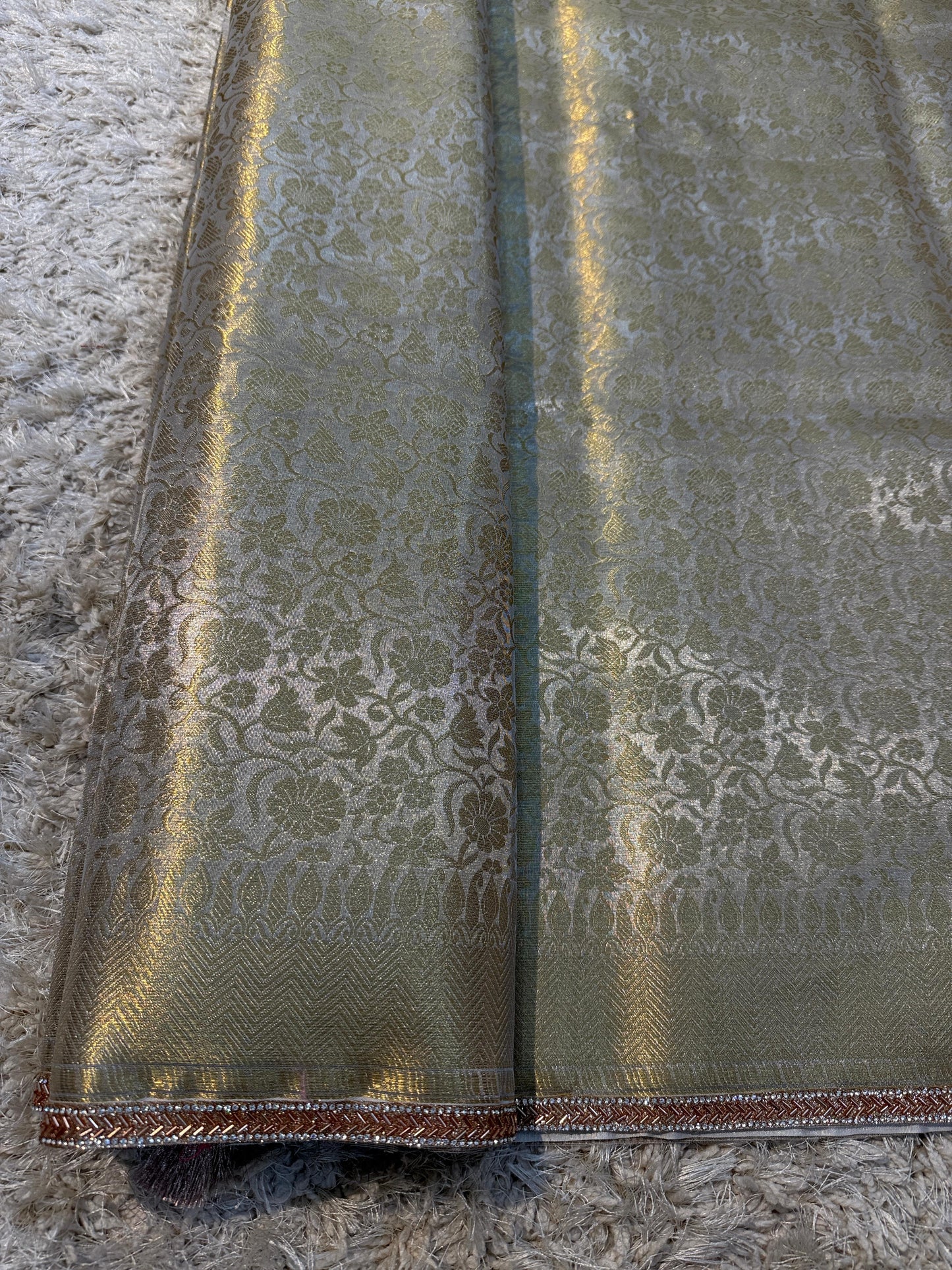 Banarasi Kanjivaram Tissue Silk Saree - NO COD for this product