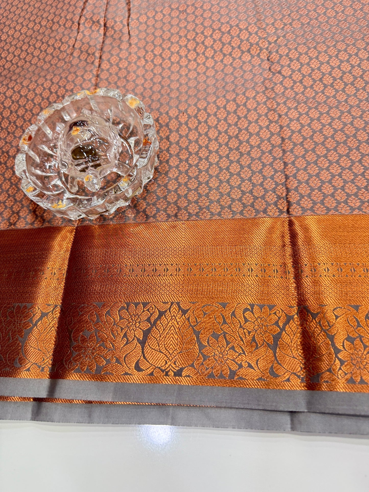 Soft Silk Saree with Traditional Zari Border and All-Over Weaving Design for Women