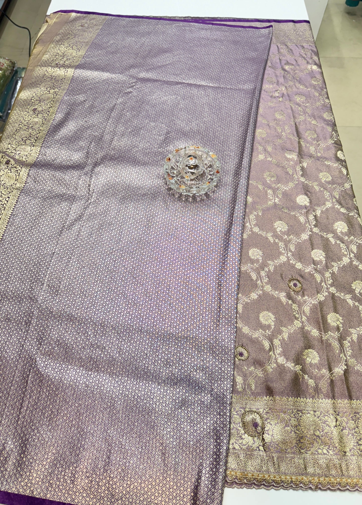 Premium Viscose Silk Saree with Heavy Embroidered Designer Blouse – Wedding and Bridal Wear