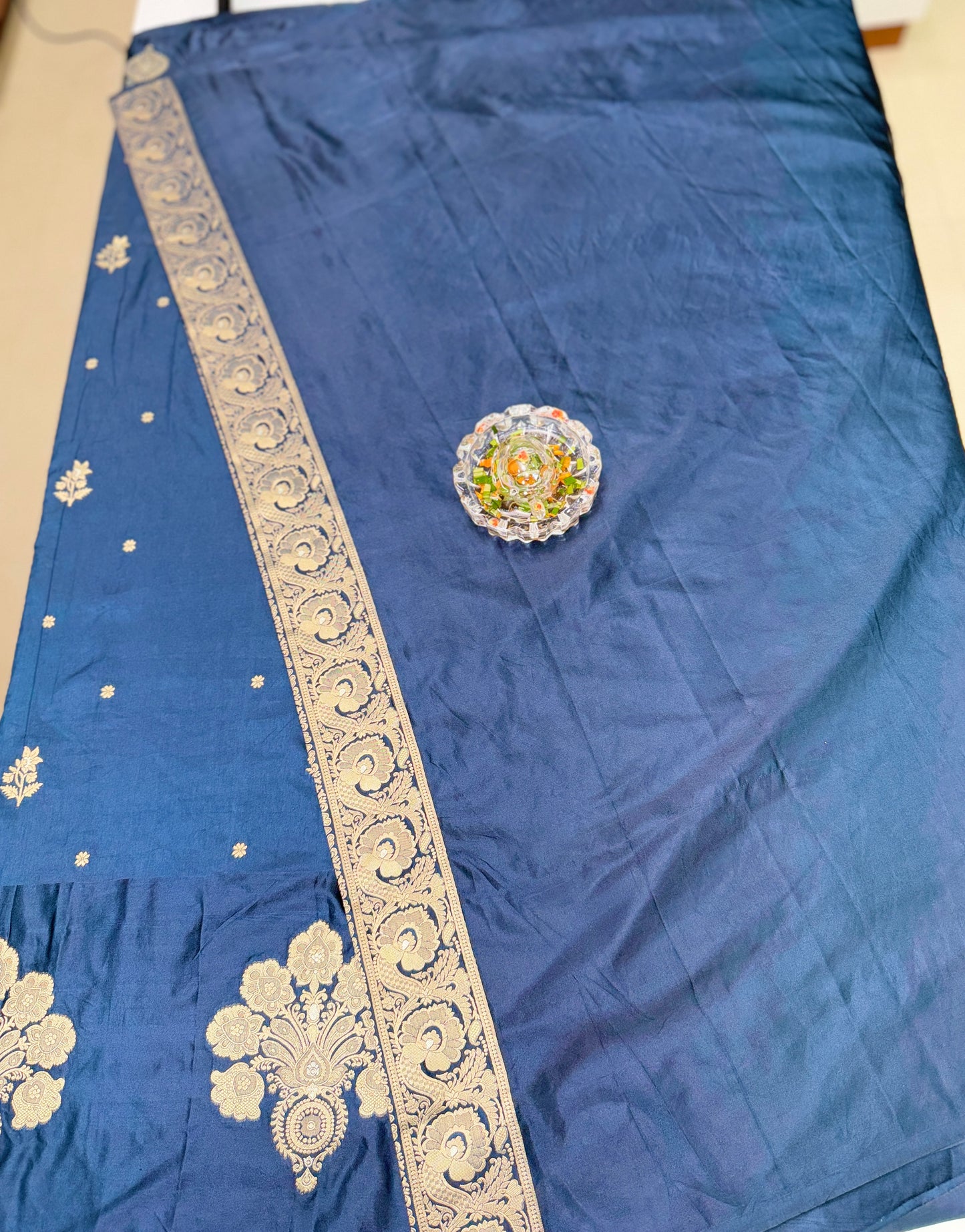 Mashru silk saree with satin border and zari woven design for women