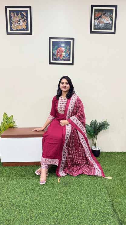 Jailer Collection 3-piece ethnic set