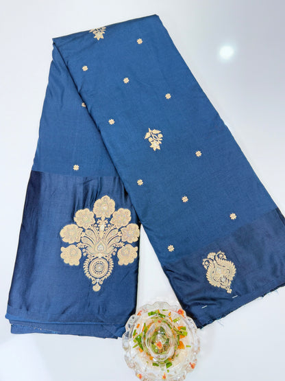 Mashru silk saree with satin border and zari woven design for women