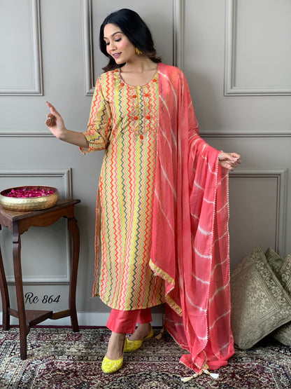 Kurtis Exclusive Silk Suit – Only 2055