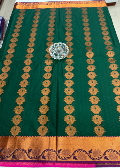 Soft Silk Saree with Cutwork and Stone Embellishments for Women