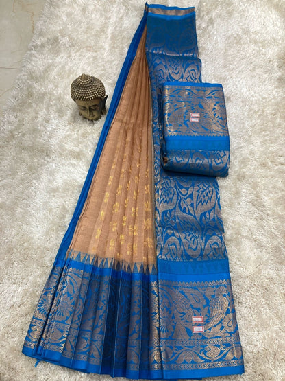 Exclusive Mangalgiri Pattu Saree - Mani's Fashions