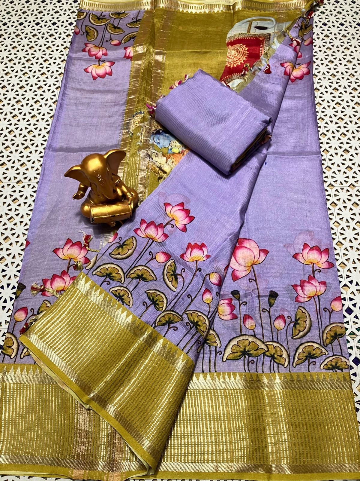 Premium Mangalgiri Pattu Saree - Mani's Fashions