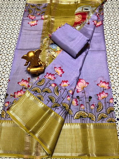 Premium Mangalgiri Pattu Saree - Mani's Fashions