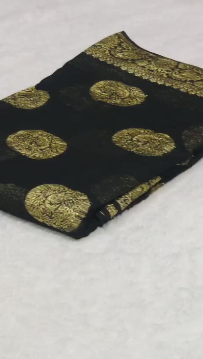 Pure Viscose Georgette Sarees