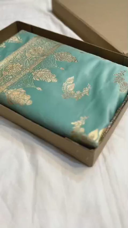 Exquisite Banarasi Mashru Silk Saree