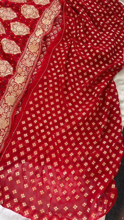 Exquisite Pure Khaddi Georgette Saree