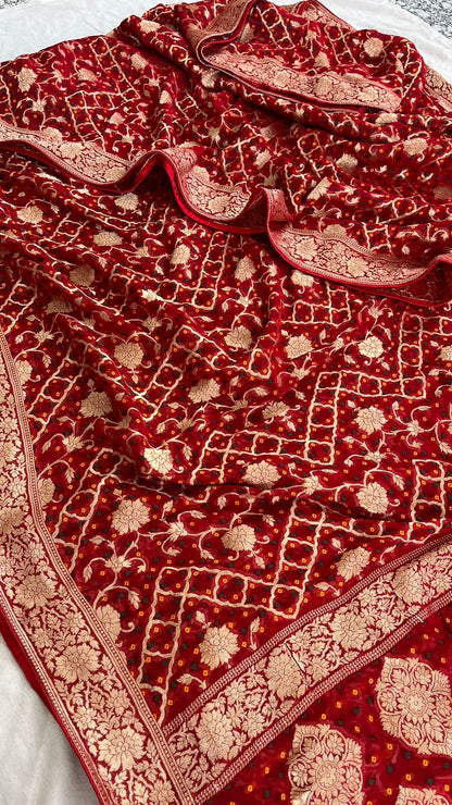 Exquisite Pure Khaddi Georgette Saree