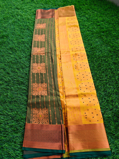 Regal Revarie Dharmavaram Style Meena Soft Silk Sarees