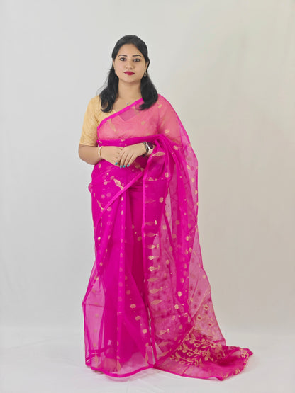 Mani’s Exclusive Durga Puja Saree Collection MUSLIN JAMDHANI
