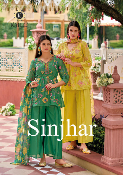 SINJHAR pure viscose shimmer weaving zari silk