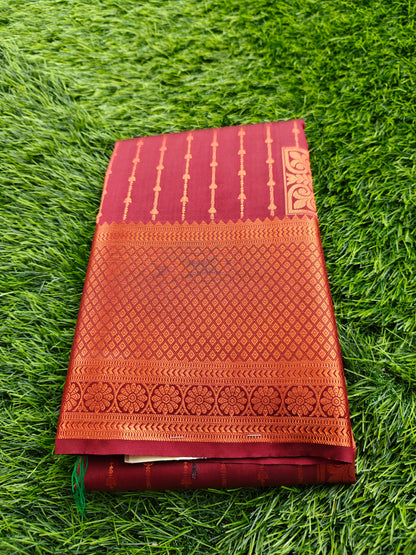 Regal Revarie Dharmavaram Style Meena Soft Silk Sarees
