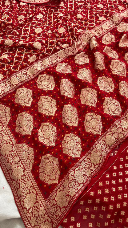 Exquisite Pure Khaddi Georgette Saree