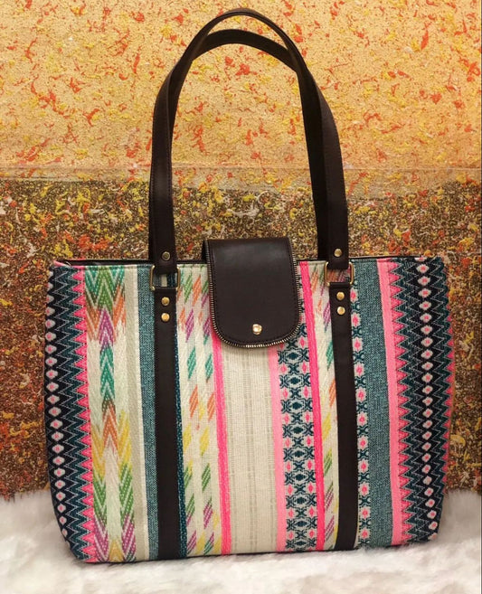 Tote Double Partition Laptop Handbag