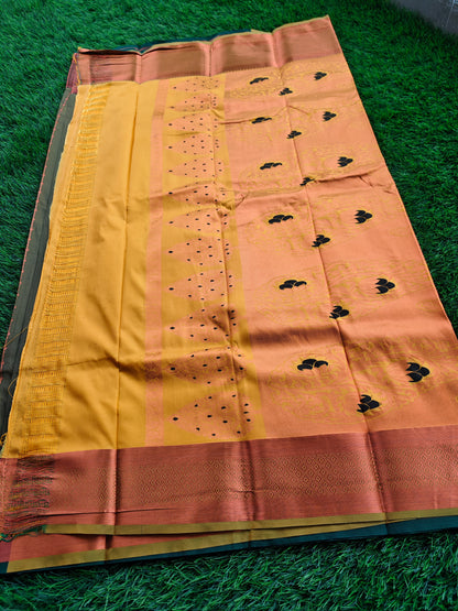 Regal Revarie Dharmavaram Style Meena Soft Silk Sarees