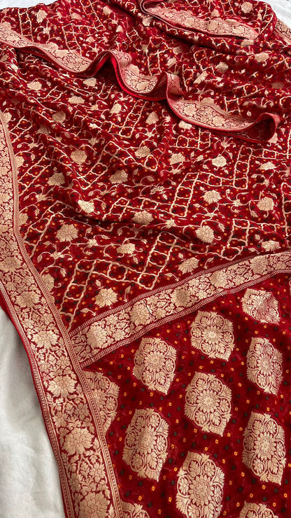 Exquisite Pure Khaddi Georgette Saree