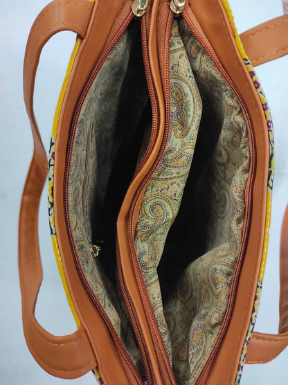 Beautiful Ikkat Print Handbags Combo